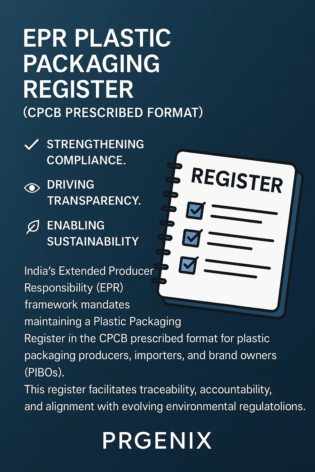 EPR Plastic Packaging Register (CPCB Prescribed Format)