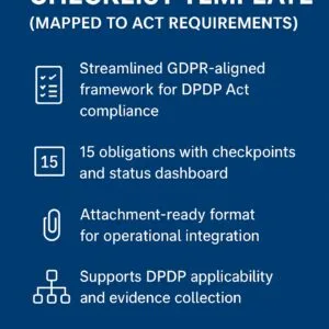 DPDP Compliance Checklist
