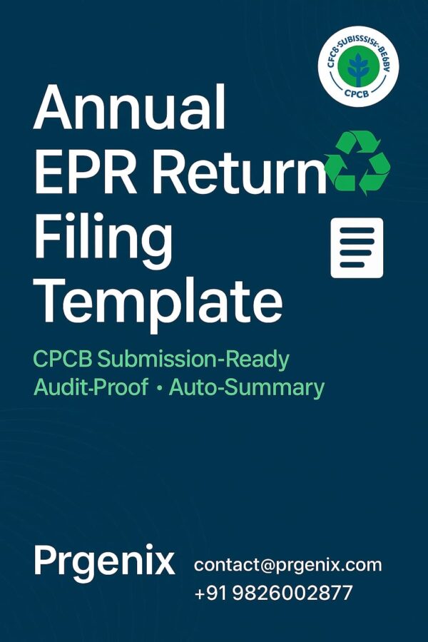 EPR Annual Return Filing Template (CPCB Submission-Ready)