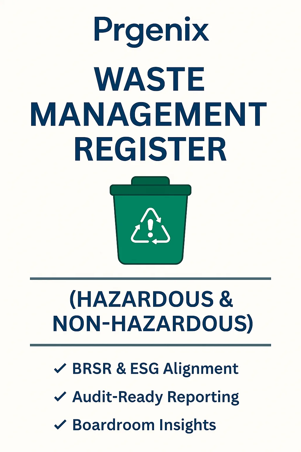 Waste Management Register (hazardous & non-hazardous) - Image 3