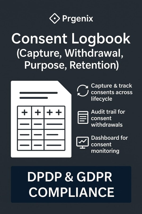 Consent Logbook (Capture, Withdrawal, Purpose, Retention) - Image 3