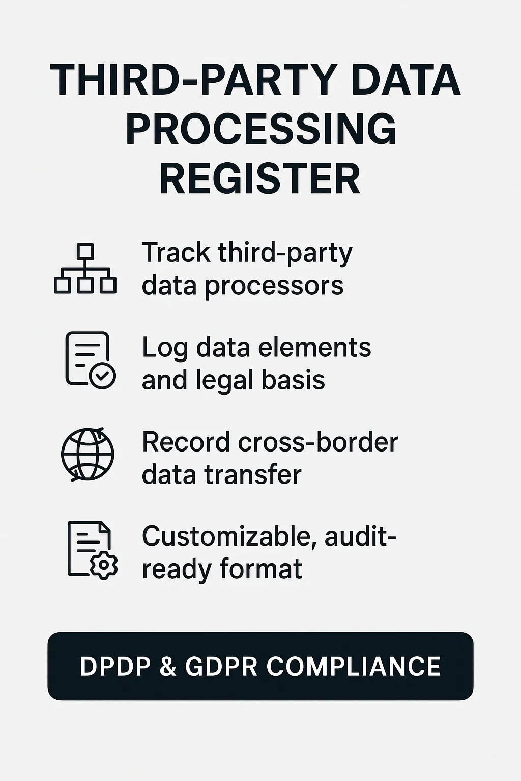 Third Party Data Processing Register - Image 3