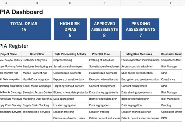DPIA Template (Data Protection Impact Assessment) - Image 4