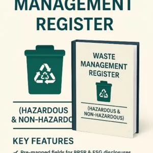 Waste Management Register (hazardous & non-hazardous)