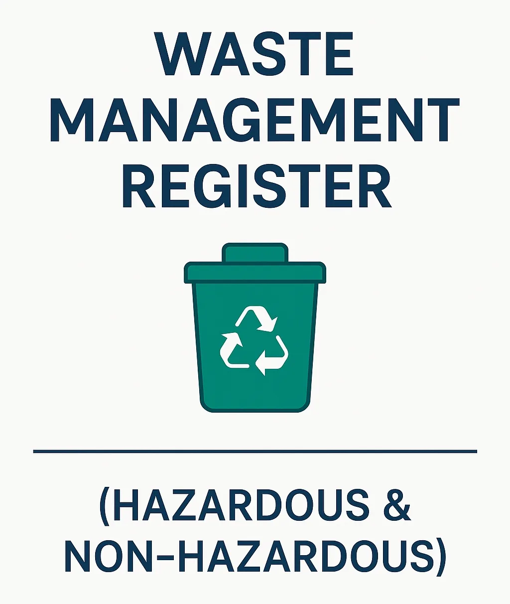 Waste Management Register (hazardous & non-hazardous) - Image 4