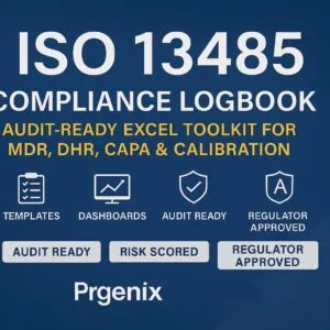 ISO 13485 Medical Device Compliance Log (Excel Toolkit)
