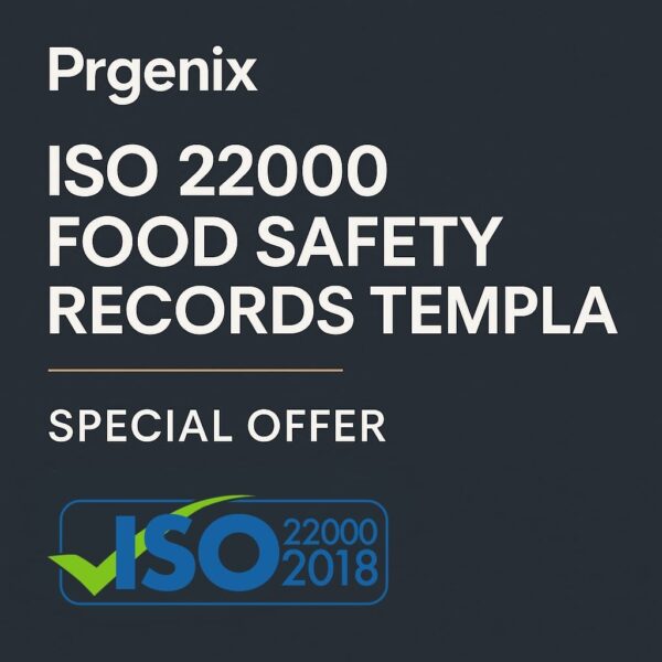 ISO 22000 Food Safety Records Template (HACCP Plan, CCP logs) - Image 2