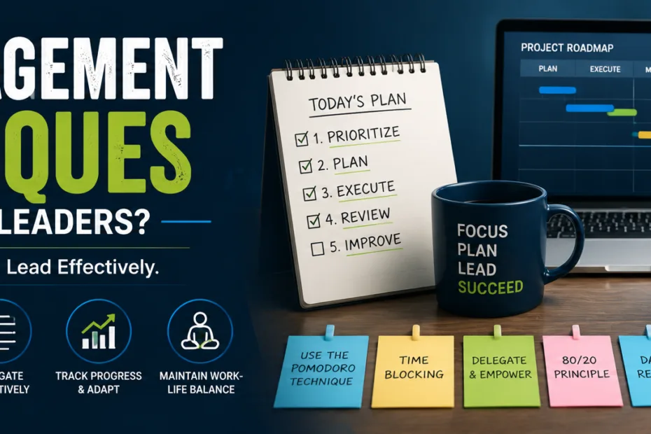Time Management Techniques for Project Leaders