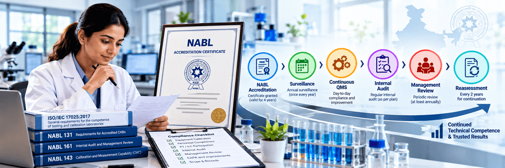 Maintaining NABL Accreditation
