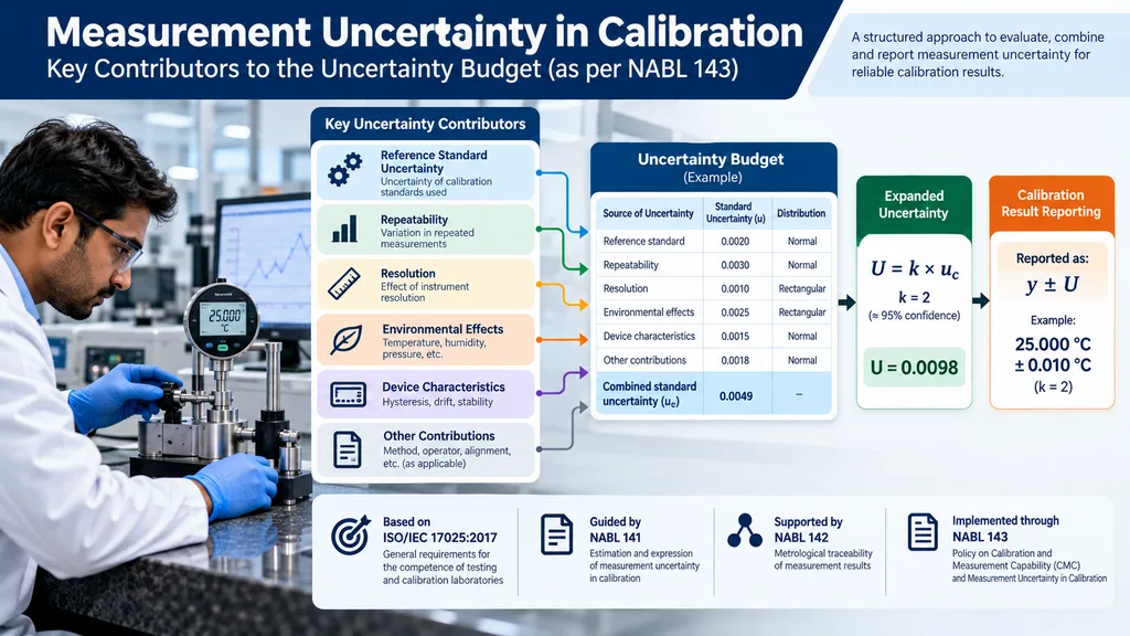 NABL 143 Measurement Uncertainty Calibration